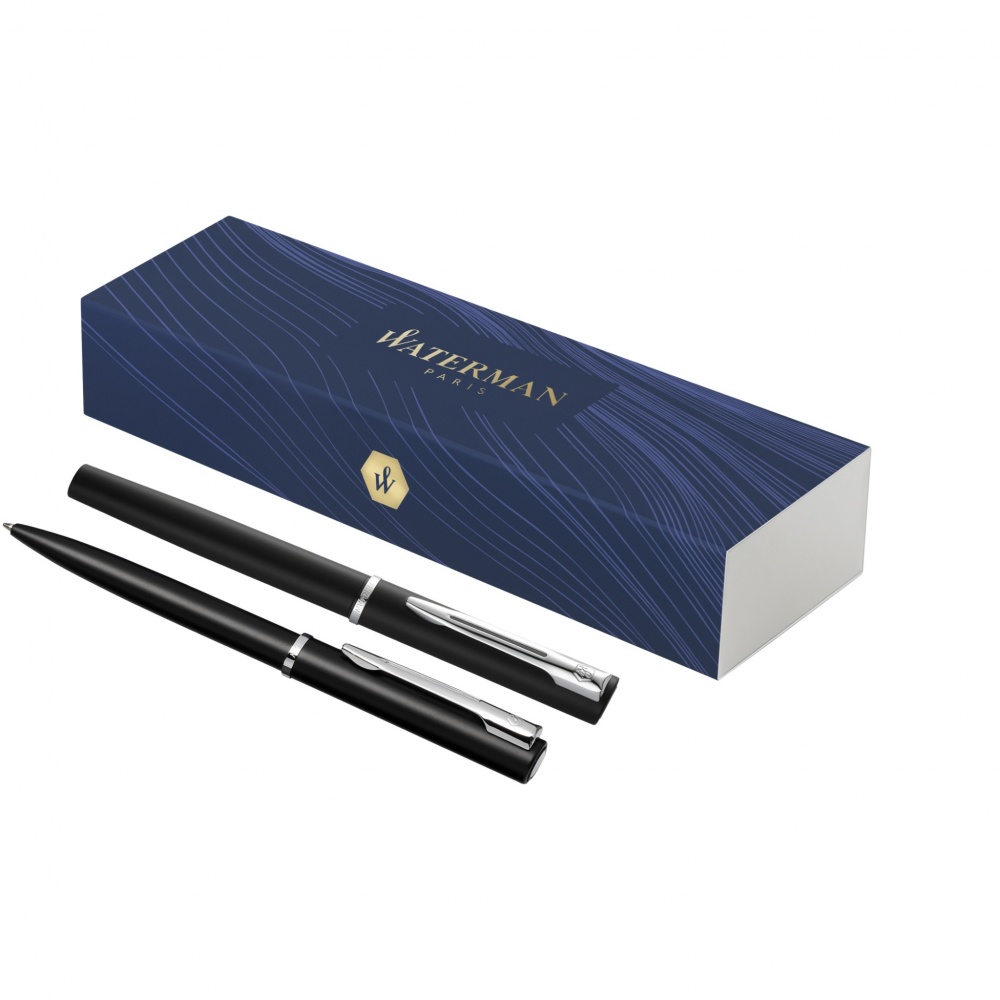 Logotrade corporate gifts photo of: Waterman Allure ballpoint and rollerball pen set